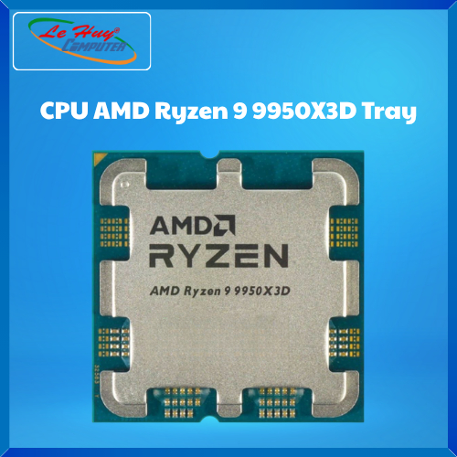 CPU AMD Ryzen 9 9950X3D 4.3GHz (5.5GHz Up Boost)/ 144MB Cache/ 16 Cores/ 32 Threads (100-100000719WO