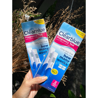 [Hoả tốc] Hộp 2 Que thử thai Clearblue giúp xác định số tuần thai Pregnancy Test (How many weeks) - Hàng Úc ship air