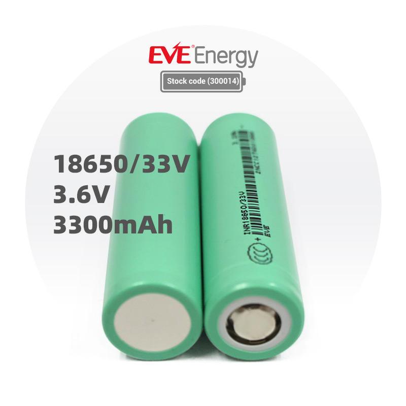 Cell pin Eve 33V 18650 3300mAh xả 13A