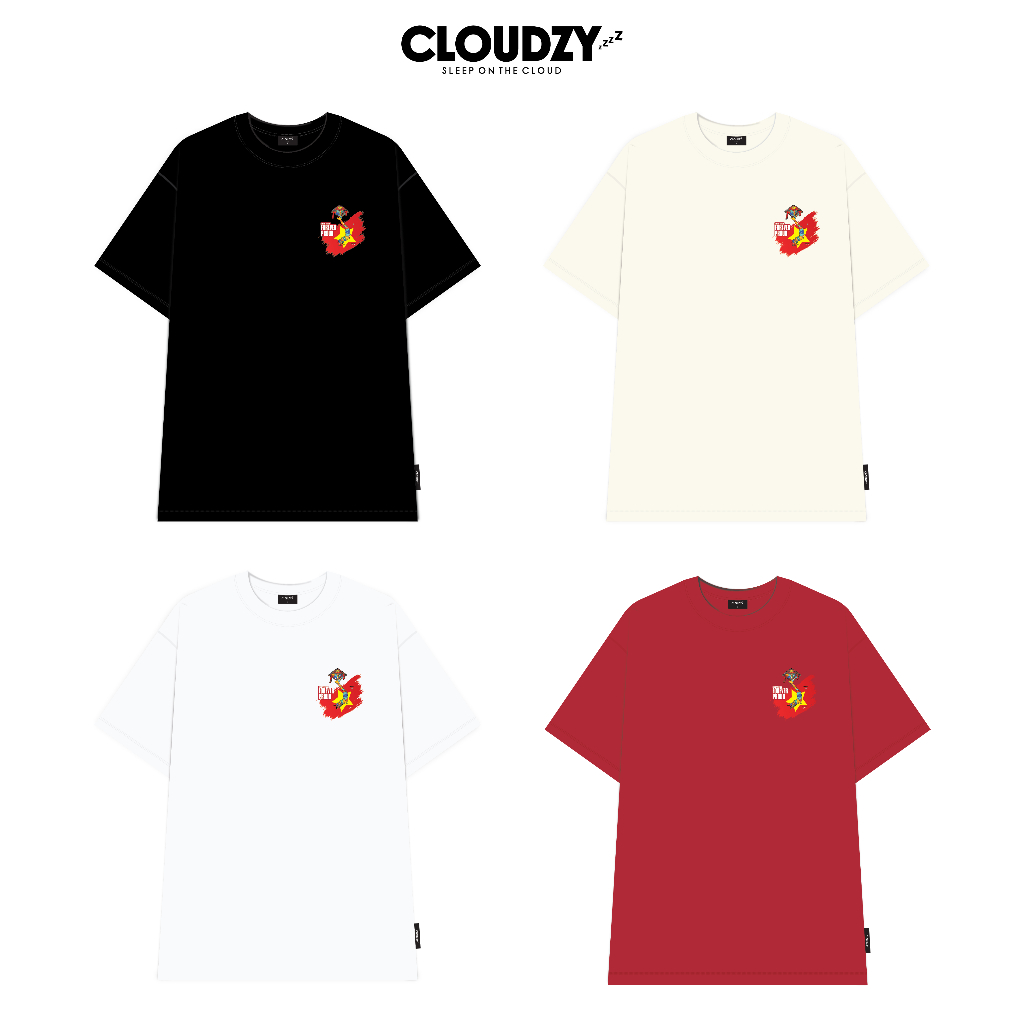 Áo thun nữ nam form rộng oversize BST Việt Nam 2/9 nón lá CLOUDZY cổ tròn cotton dày dặn MAP