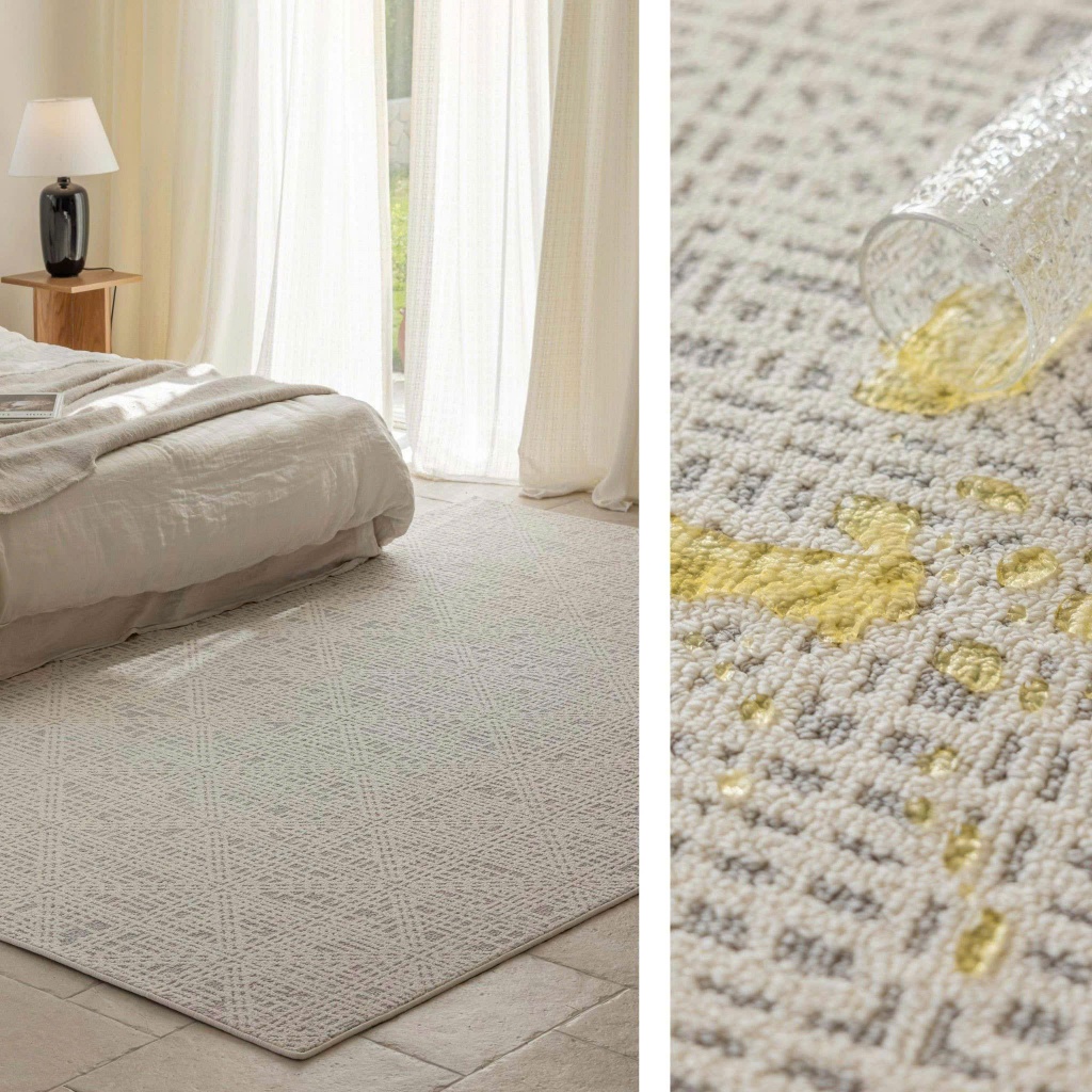 Thảm Trải Sàn, Thảm Trượt Nước Kháng Bẩn - Chống Thấm, Mềm Mịn Aladin Rugs