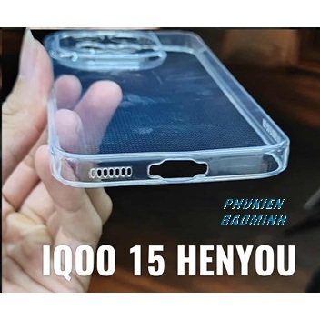 [VIVO IQ00 15] Ốp lưng silicon trong cao cấp bọc camera Henyou