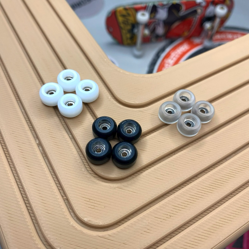 Bánh xe ván trượt ngón tay. Wheels fingerboard CNC Bearing ABEC-9 – Độ cứng 66D