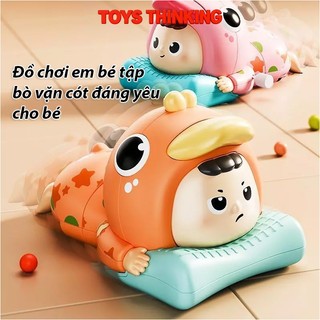 Đồ chơi em bé tập bò vặn cót ToysThinking cực đáng yêu cho bé chất liệu nhựa ABS nguyên sinh an toàn