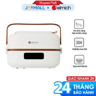  Hộp Cơm Cắm Điện Elmich ELE-8514 1.2L Hàng Chính Hãng 2 Tầng 3 Ngăn Ngăn Đựng Muỗng Đũa - JoyMall 