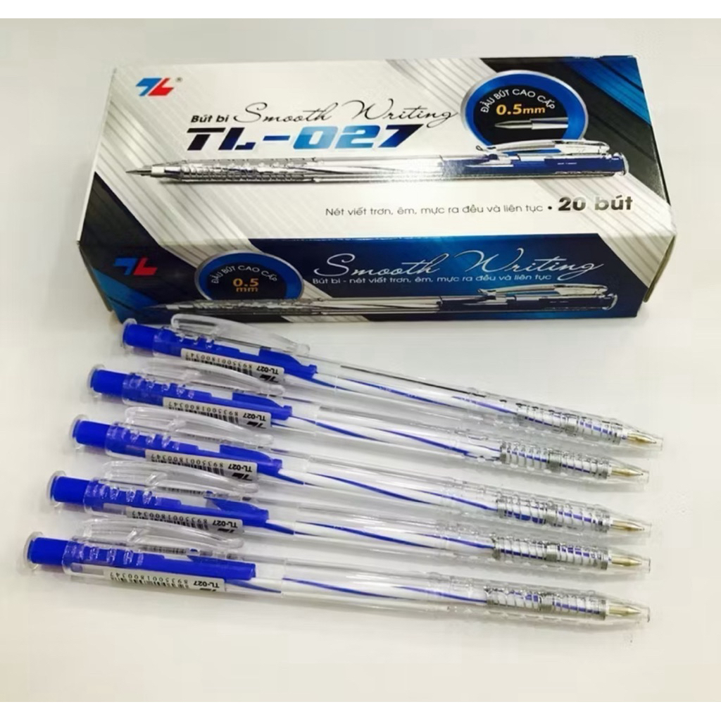 Bút Bi Xanh Thiên Long 027