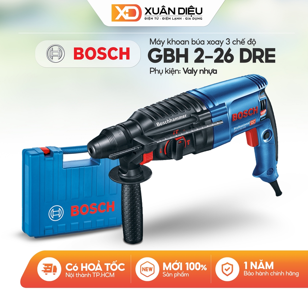 GBH 2-26 DRE - Máy Khoan Búa Điện Bosch GBH 2-26 DRE