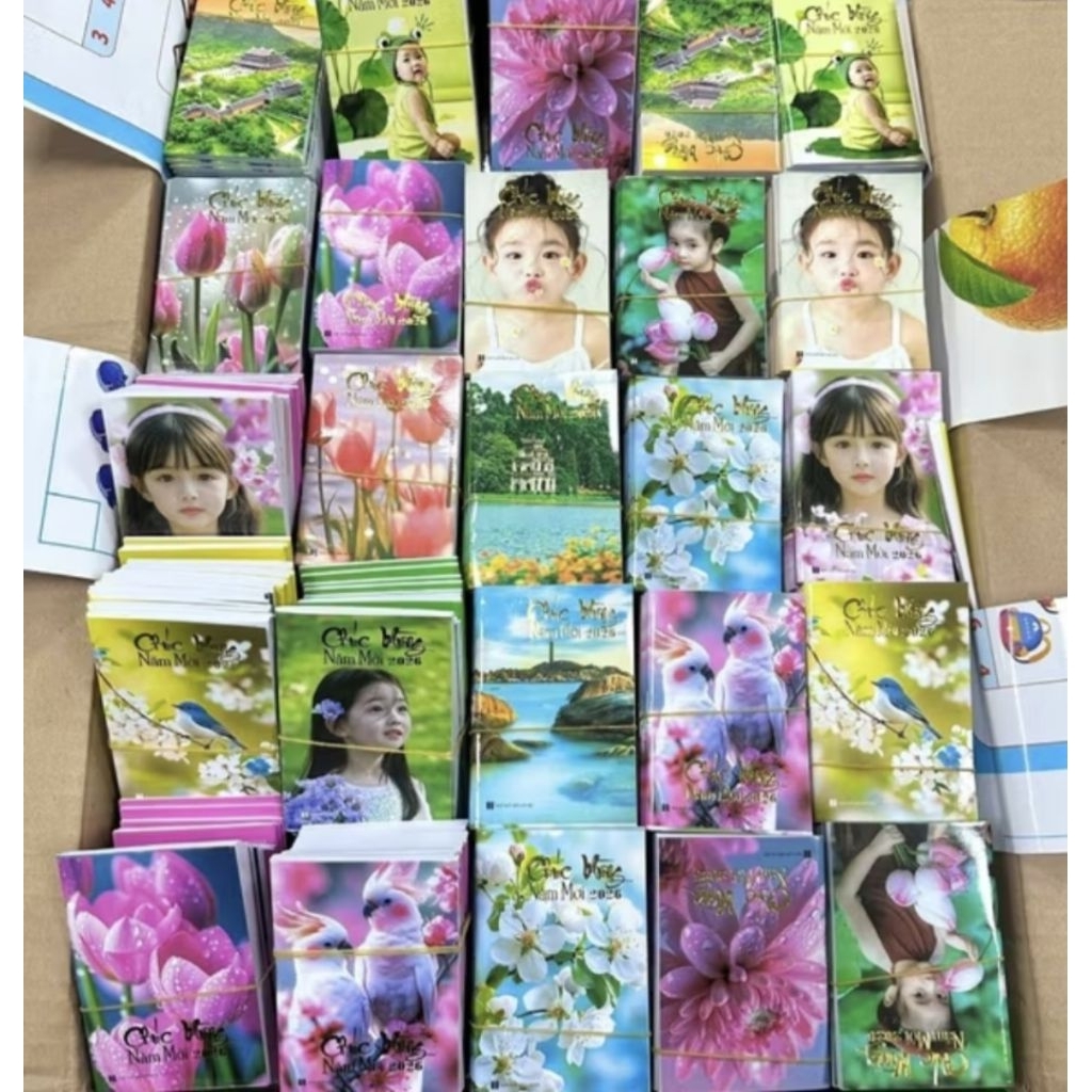 Lịch túi 2026 - Lịch tay mini ghi chú nhỏ, gọn, tiện dụng