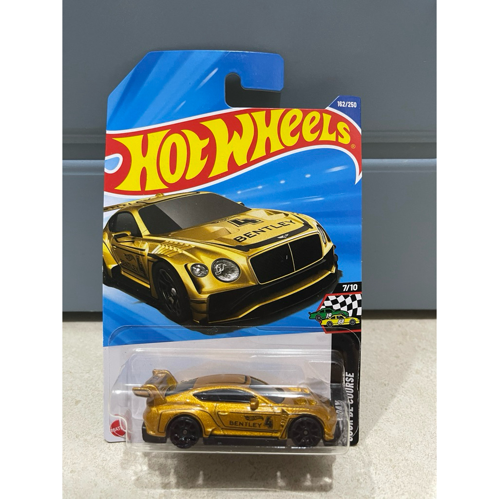 Xe mô hình đồ chơi Hotwheels cơ bản 1:64 - 2018 Bentley Continental GT3