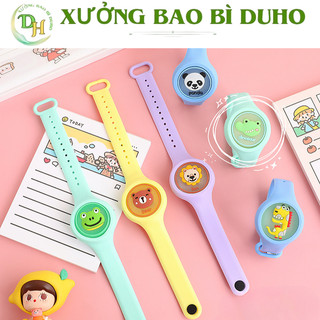 Đồng Hồ Tinh Dầu Đuổi Muỗi Phát Sáng Hoạt Hình Dễ Thương Cho Bé-Vòng Tay Mẫu Hoạt Hình Dễ Thương