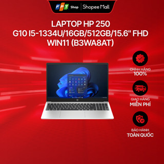 [Chỉ GH tận nơi] Laptop HP 250 G10 i5-1334U/16GB/512GB/15.6" FHD/Win11 (B3WA8AT)