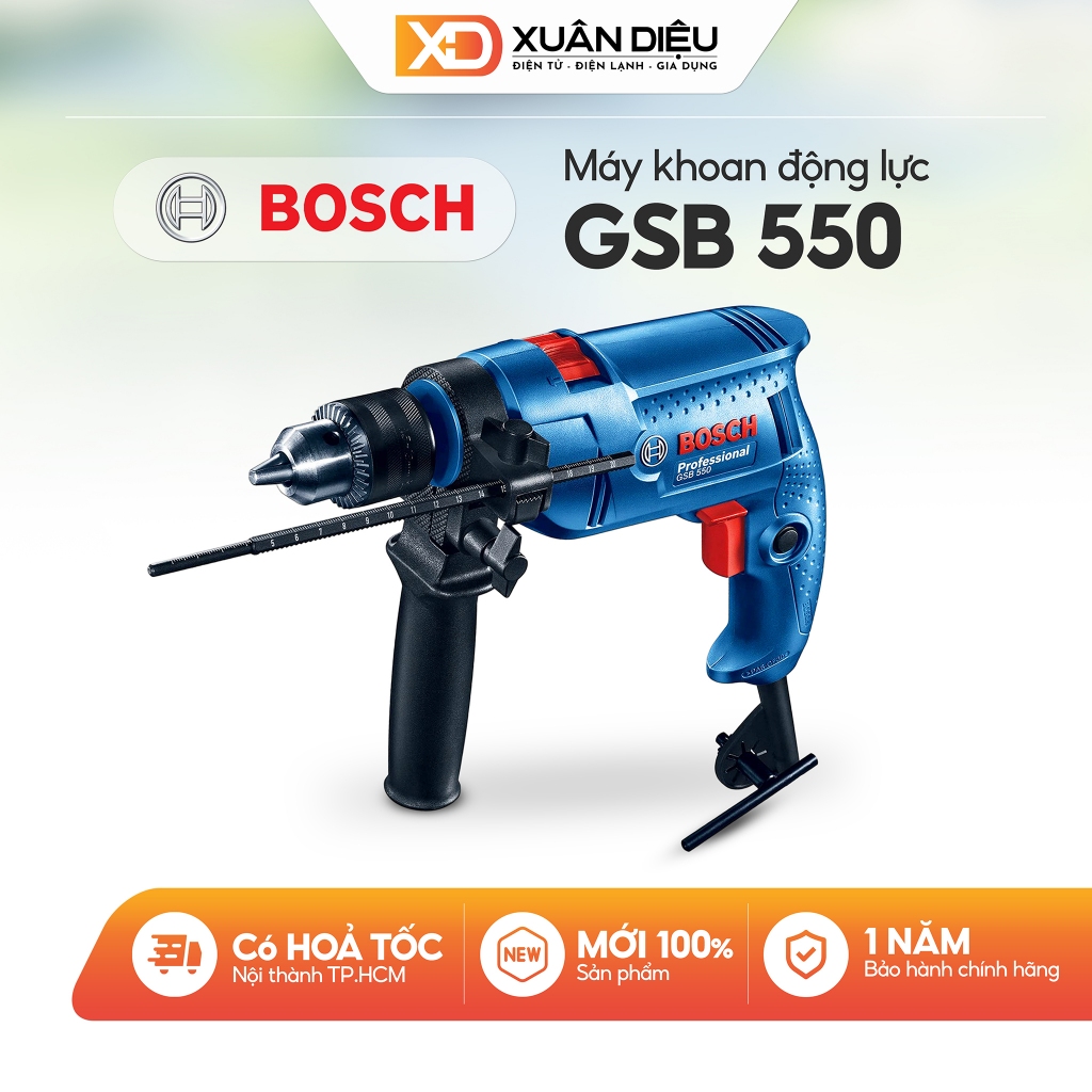 Máy Khoan Động Lực Điện BOSCH 550W GSB 550