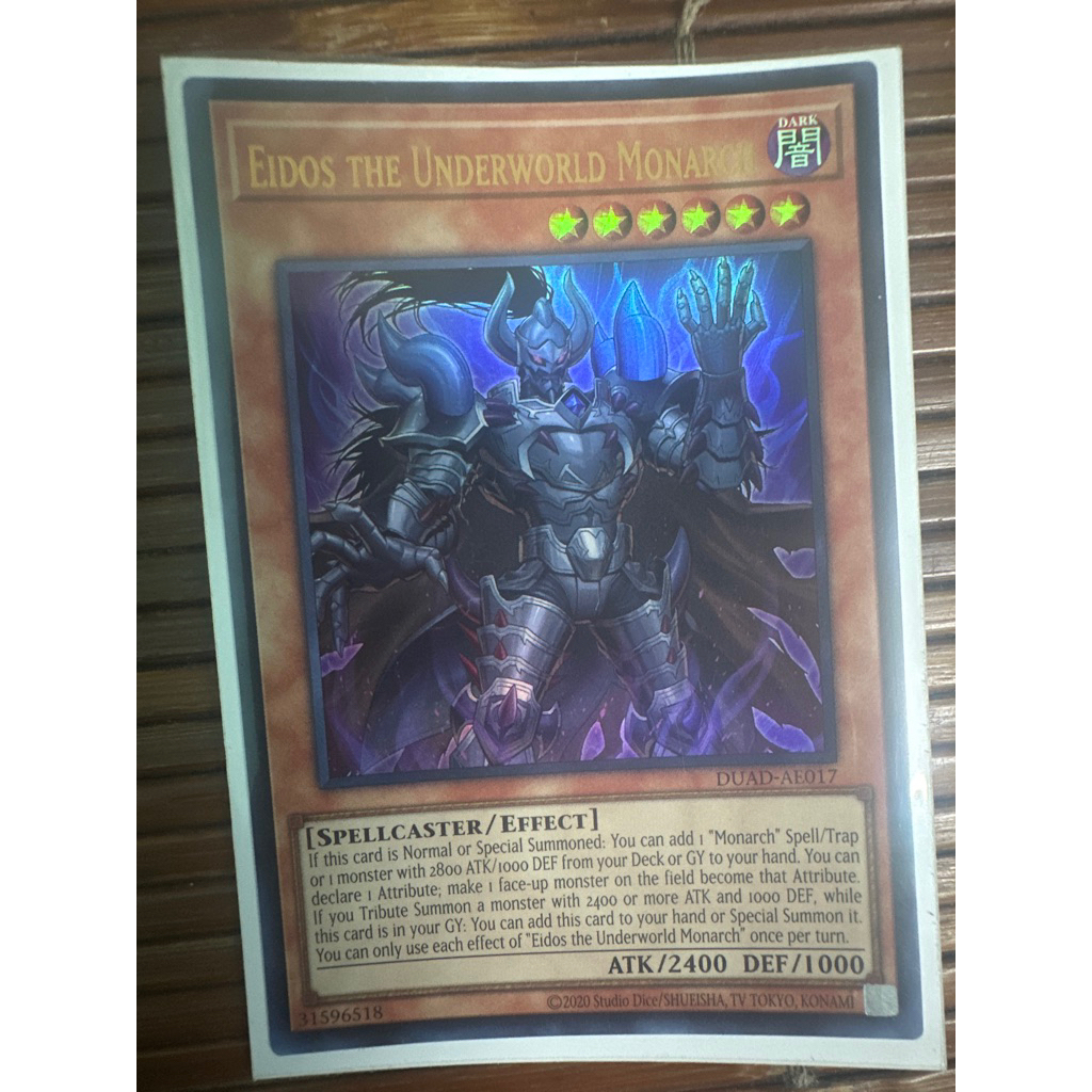 bài yugioh: eidos the underworld monarch