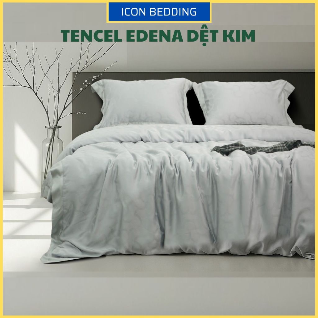 Bộ Ga Tencel Edena Dệt Kim Cao Cấp