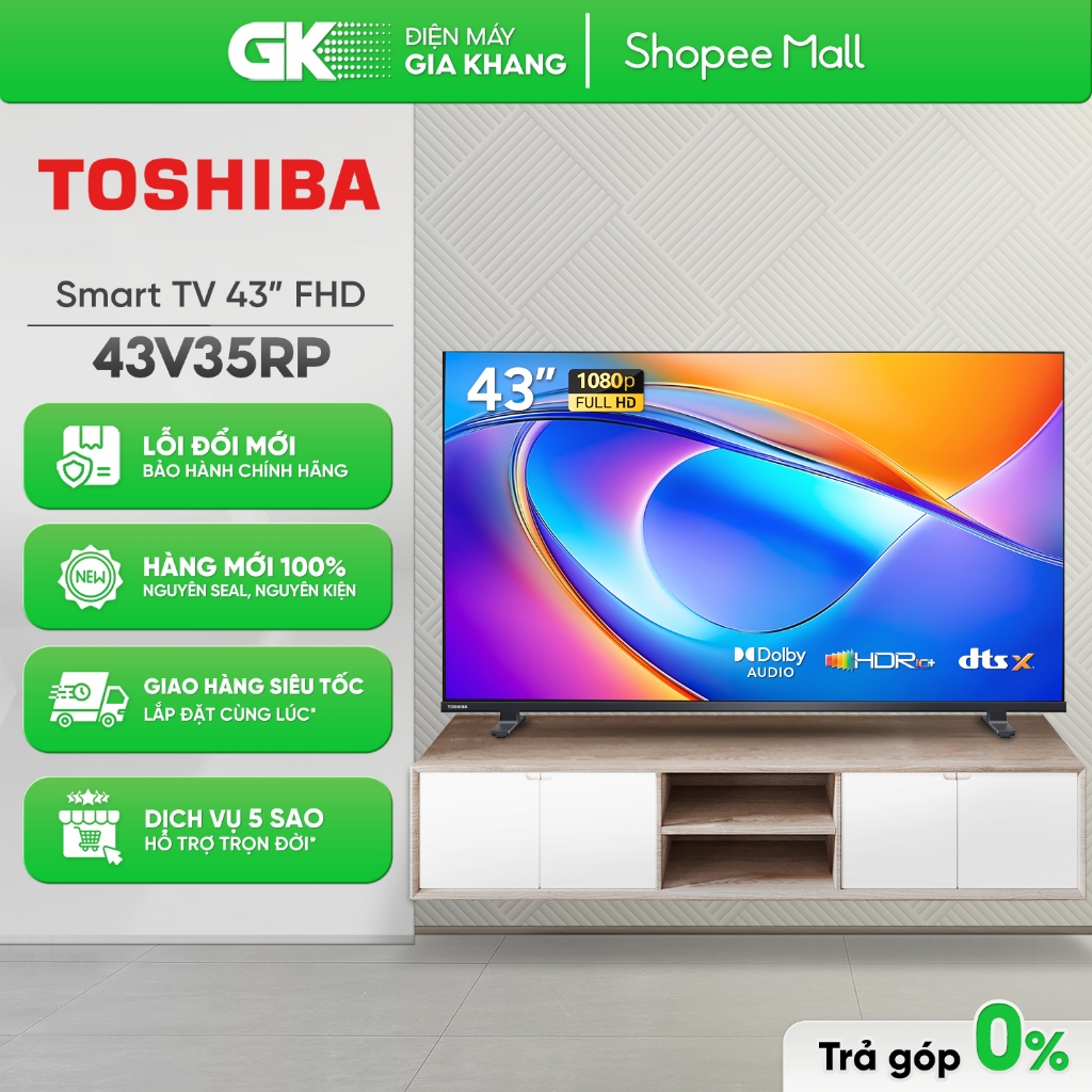 Smart Tivi TOSHIBA Full HD 43 Inch 43E31RP [Freeship HCM]