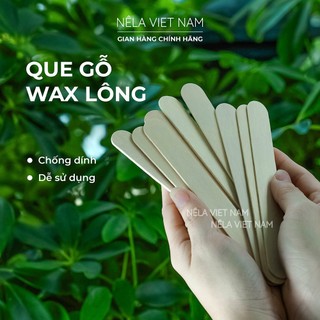 Que Gỗ Wax Lông Phết Sáp Chuyên Dụng Nếp Làng Loại To Đẹp, Tiện Lợi, An Toàn, Vệ Sinh