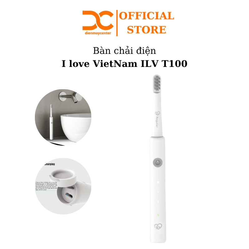Bàn chải điện I LOVE VIETNAM ILV T100 - Shop DC Center