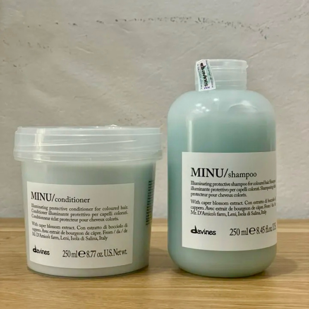 GỘI XẢ DAVINES MINU cho tóc nhuộm