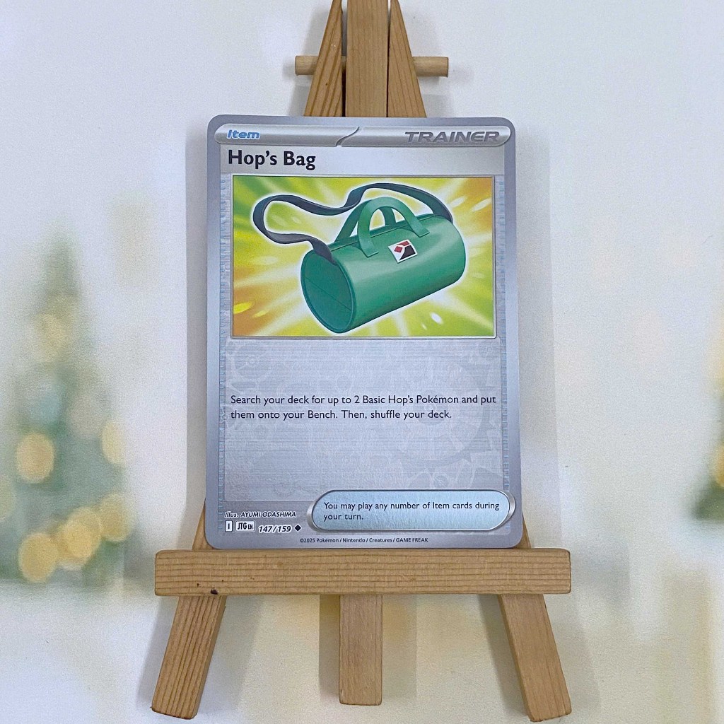 Thẻ hình Pokemon Hop's Bag 147/159 - Lá bài lẻ Journey Together Uncommon Reverse Holo tiếng Anh