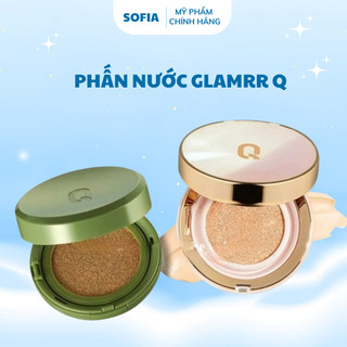  Phấn nước Glamrr Q Vegan Super Glow  Cover  DD Cushion chống nắng che phủ tốt - Sofia Beauty 