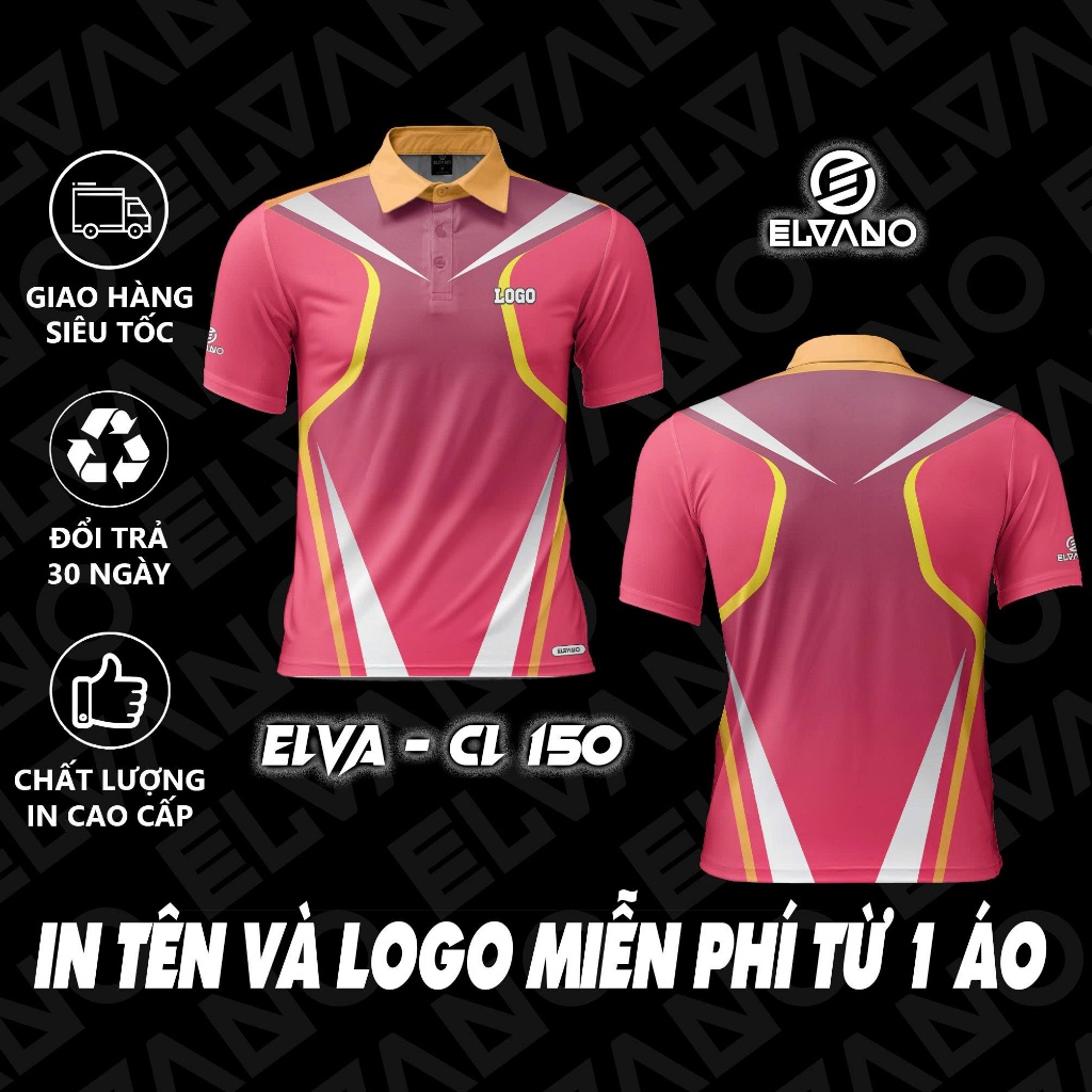 Áo Cầu Lông ELVANO thiết kế cao cấp Mẫu ELVA-CL150