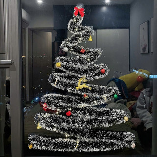  Combo Dây Chồn Kèm Phụ Kiện Trang Trí Giáng Sinh - Decor Noel Tặng Kèm Móc Dán Tường Đèn Led 