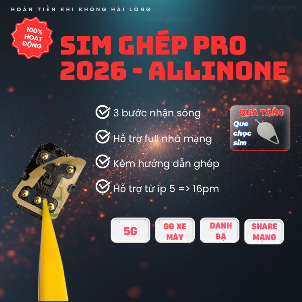 💥Sim ghép Pro2026 -Tự unlock iPhone SE💥All in one Full mod TMSI, QPE, ICCID, EID, INTEL