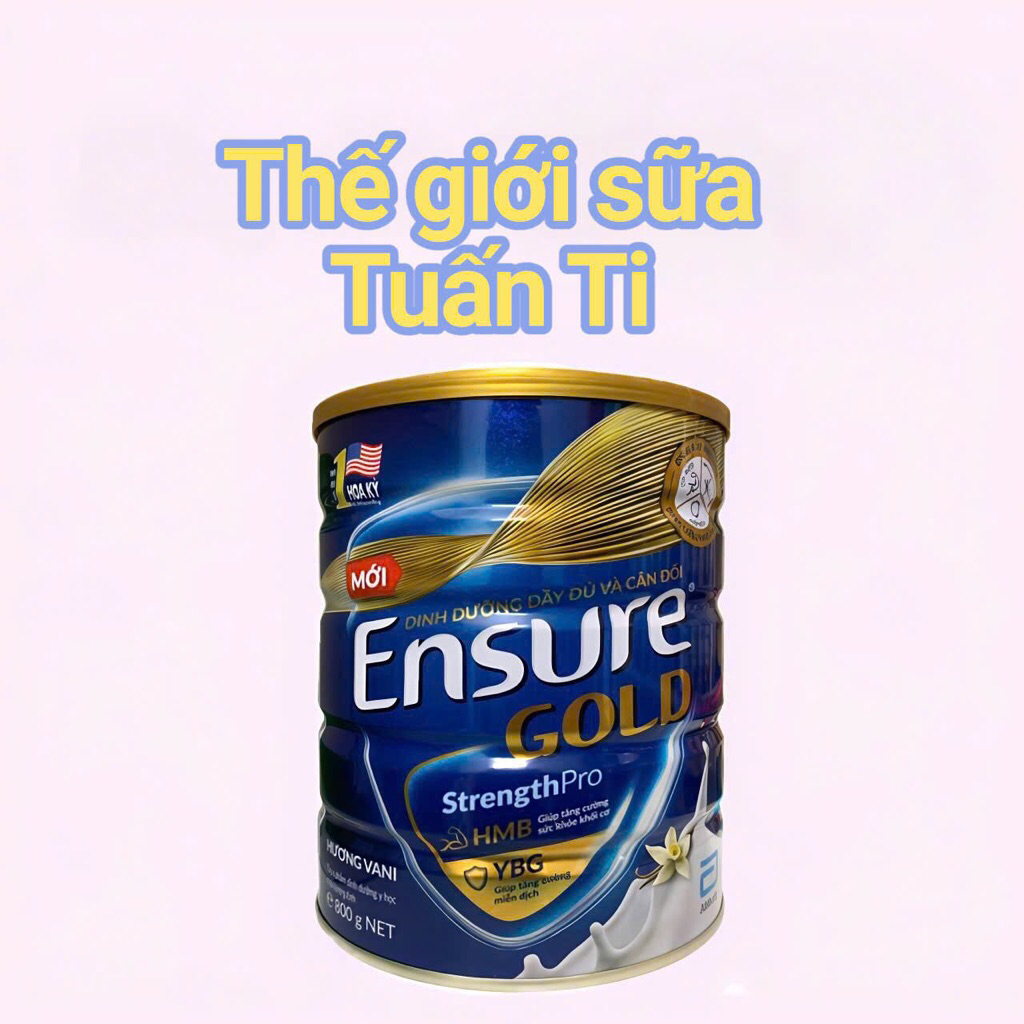 Sữa bột Ensure Gold 800g Hương vani