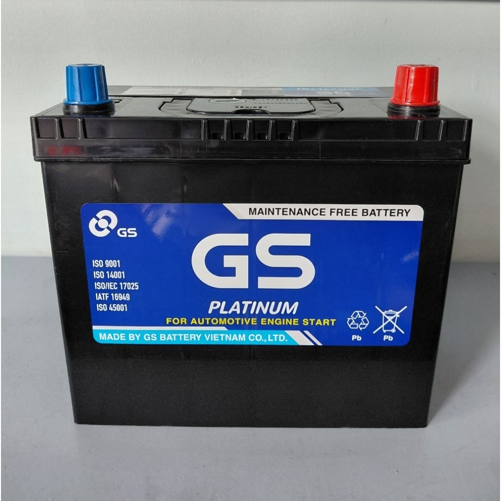 Bình ắc quy 12v khô gs MF 46B24LS (12V, 45AH) (cọc to)