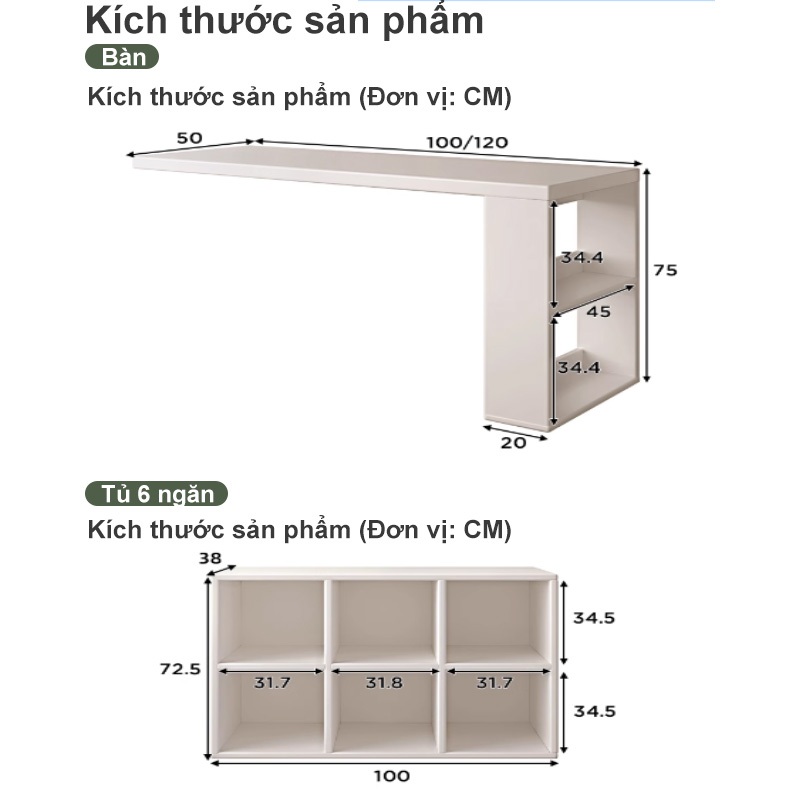 𝑯𝑬𝑰𝑵𝑶 Bàn làm việc góc chữ L có thể chuyển đổi Eco-Board dày 25mm Lắp đặt tự do phòng ngủ phòng khách | BigBuy360 - bigbuy360.vn