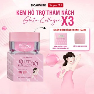  Kem làm mờ thâm nách - SICA WHITE - GLUTA COLLAGEN X3 INTENSE WHITENING WITH GLUTATHIONE & COLLAGEN 10GR 
