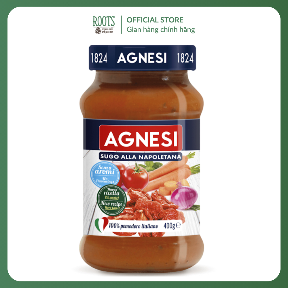(Ship hỏa tốc) AGNESI - Sốt Cà Chua, Pasta Sauce, Sugo Alla Napoletana (400g)