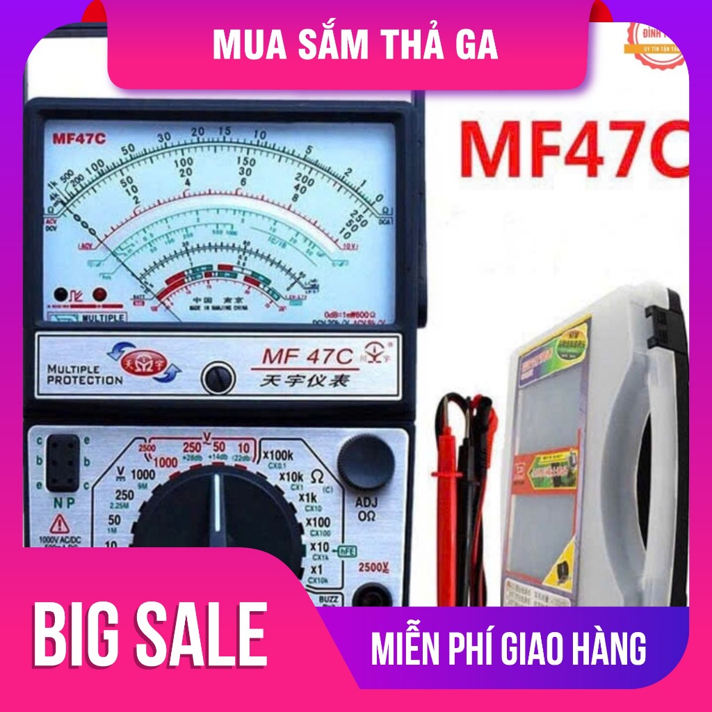 Đồng hồ kim vạn năng MF47C thông minh nhất hiện nay