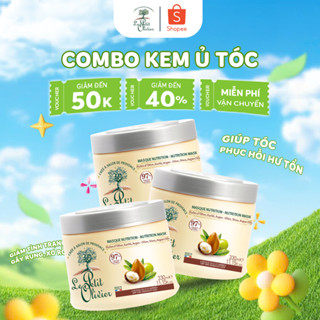 Combo 3 kem Ủ Tóc Le Petit Olivier Chính Hãng Phục Hồi Hư Tổn 330ml 