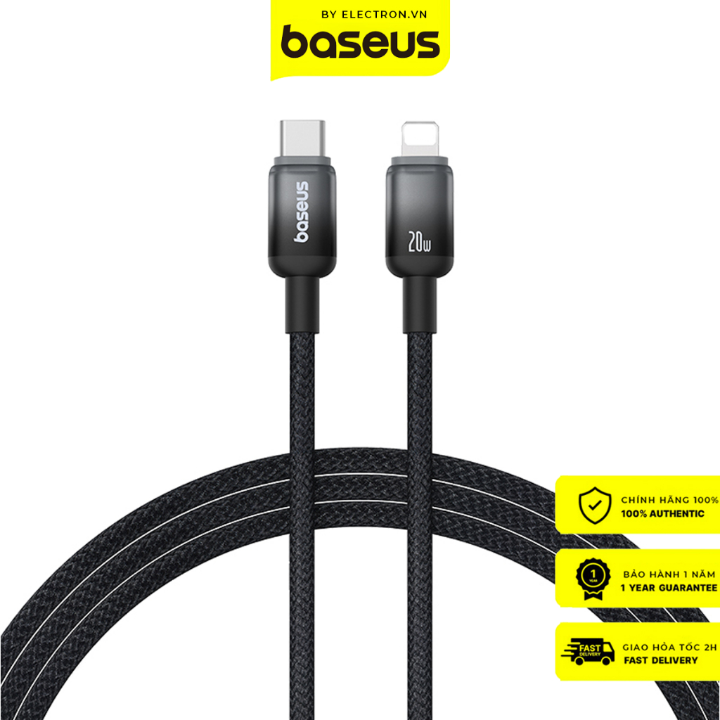 Cáp Sạc Nhanh C to I.P Baseus Discolor Series 20W (480Mbps)