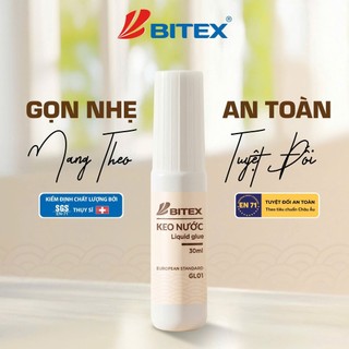 [HỘP 24 CHAI] Keo nước Bitex 30ml dán siêu chắc, tiết kiệm, khô nhanh, tiện cho trong túi GL01