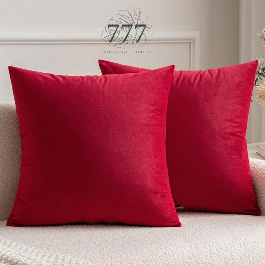 Vỏ Gối Trang Trí Sofa 45x45-Vỏ Gối Tựa Lưng-Chất Liệu Nhung Mềm Mại-777023