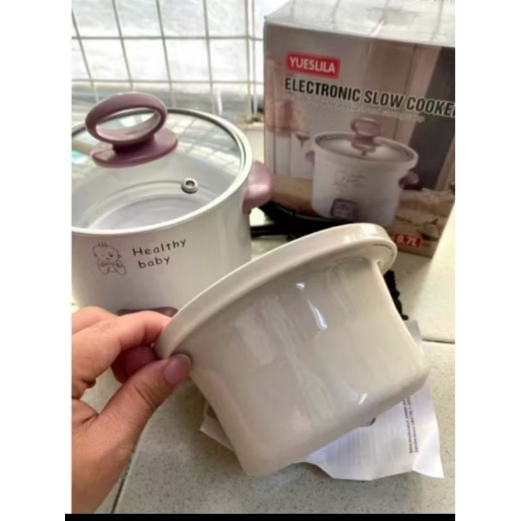 NỒI TIỀM NẤU CHẬM 0.7L ( 1 ĐỔI 1 NẾU HÀNG VỠ NỨT HOẶC LỖI KHI GIAO )