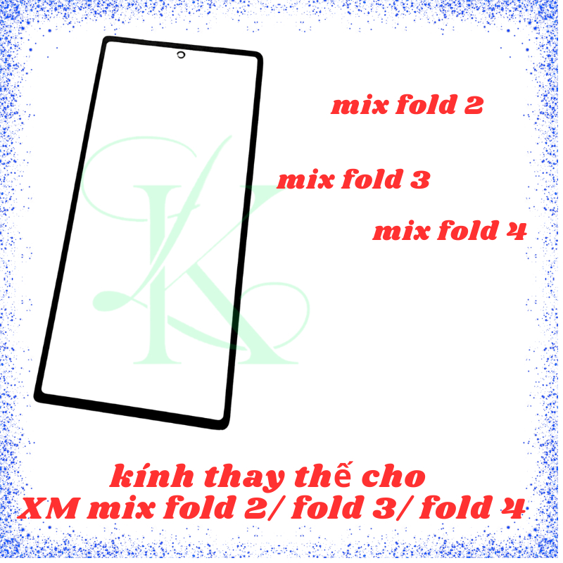 Kính ép trên màn hình dành cho Mix Fold 2| Fold 3| Fold 4  | kính ép dành cho Mix Fold 2| Fold 3| Fo