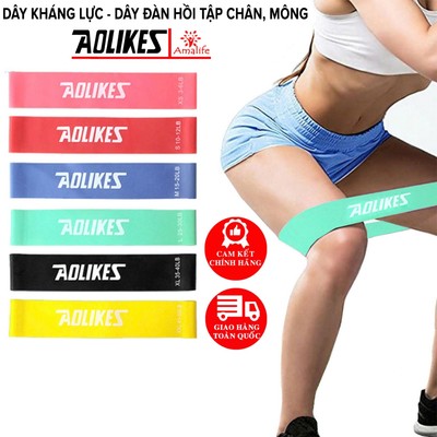 Dây Đàn Hồi Tập Chân Đá Bóng, Dây Kháng Lực Tập Mông Đùi Chân Tập Thể Thao Võ Thuật AL3601 Hãng Aolikes