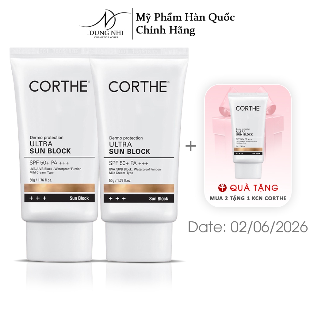  Kem chống nắng Corthe Dermo Protection Ultra Sun Blook SPF50+ PA+++ 50g 