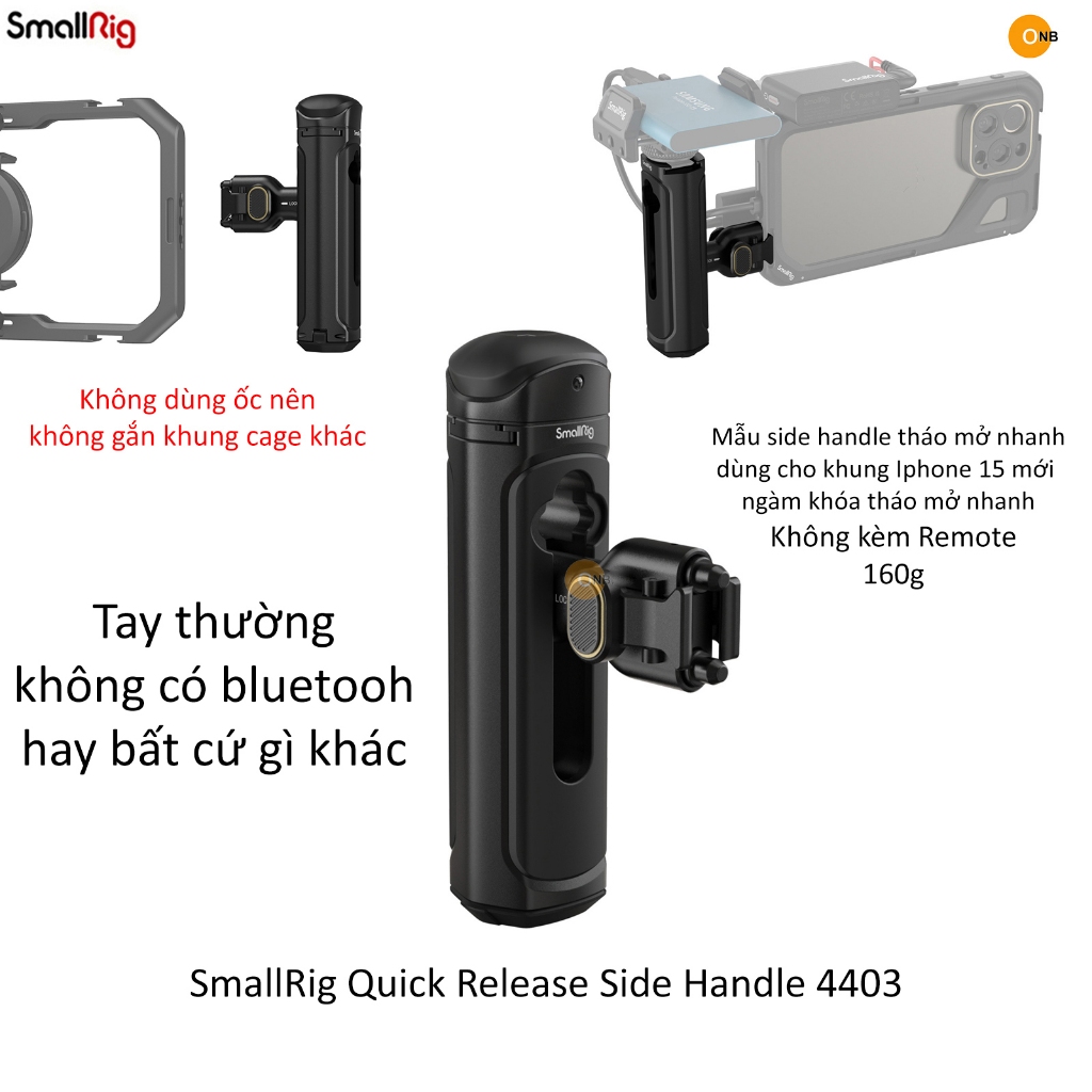 SmallRig Side Handle 4403 - Tháo mở nhanh khung SmallRig - 1 cái