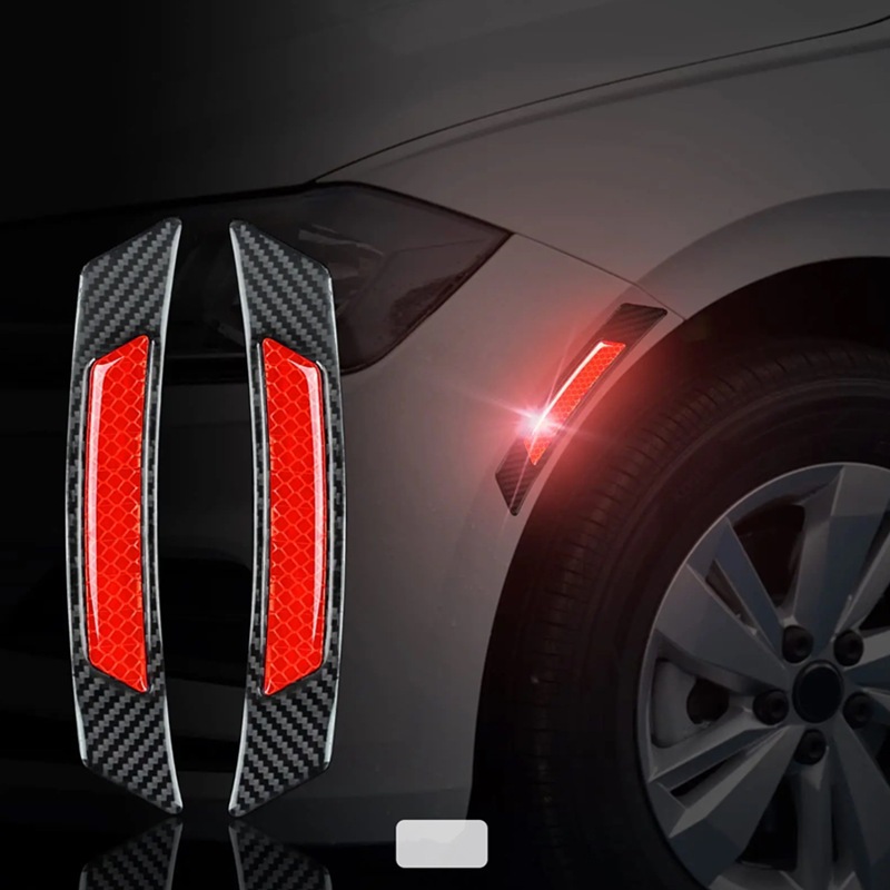 Bộ 2 Miếng Dán Phản Quang Bằng Sợi Carbon