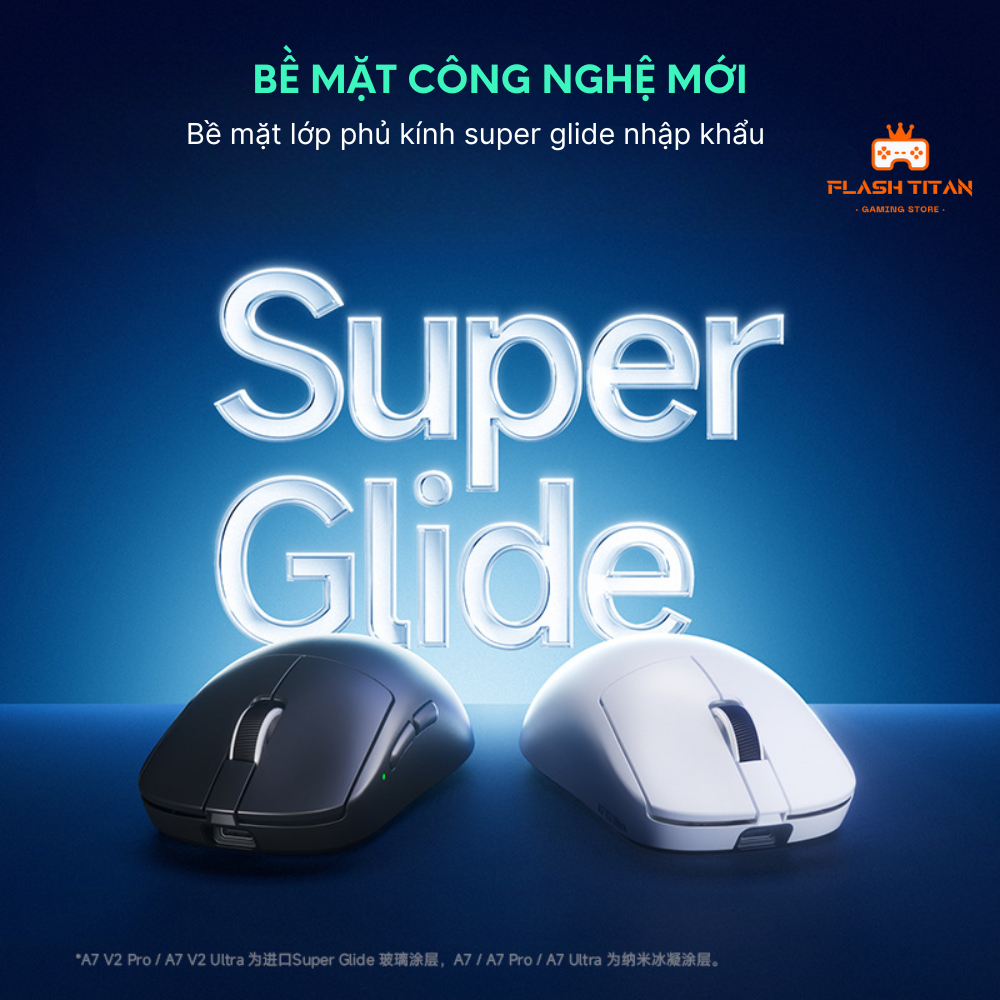 Chuột gaming Không Dây Mchose A7 ultra V2 - Mắt đọc 3950 cao cấp - Pin 500mAh - Lớp phủ Super Glide | BigBuy360 - bigbuy360.vn