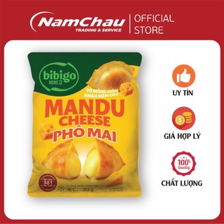Mandu nhân phô mai Bibigo 252g [HN giao hỏa tốc]