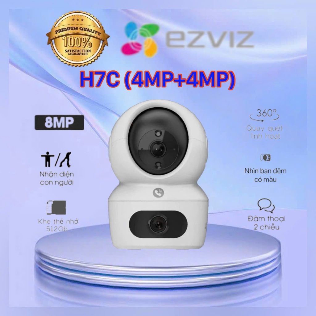 Camera WiFi ống kính kép EZVIZ H7C (4MP+4MP)- Bảo Hành 24 Tháng