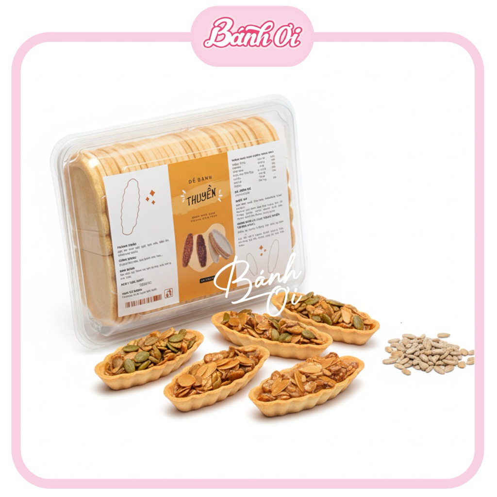 Bánh Đế Thuyền / Bánh thuyền / Đế bánh thuyền - hộp 60c