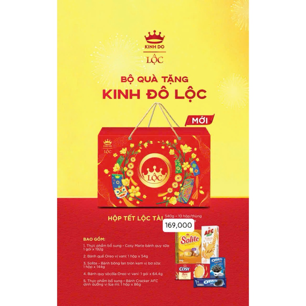 BỘ QUÀ TẶNG -KINH ĐÔ LỘC- HỘP TẾT LỘC TÀI