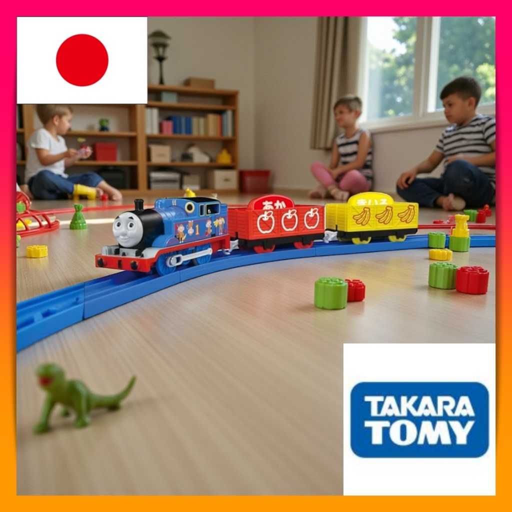 Takara Tomy Plarail TS-24 Thomas and Color Matching Freight Car 226550