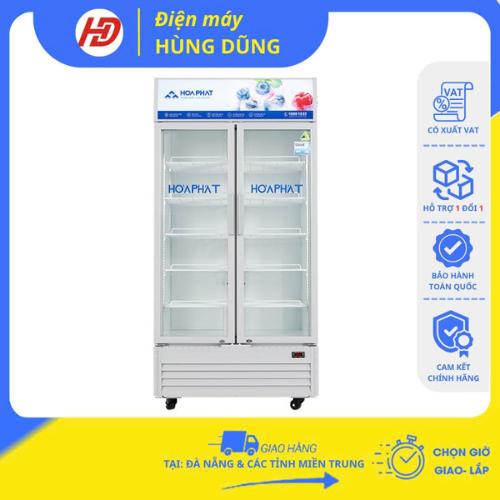 [SHIP HỎA TỐC ĐÀ NẴNG ] Tủ mát Hòa Phát HSR D6723 2 cánh 723L- BẢO HÀNH CHÍNH HÃNG 24 THÁNG